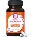 Ultra Spore Probiotic with Live Strains | Daily Soil Based Probiotic for Digestive Support & Gut Health | Soy-Free, Dairy-Free, Gluten-Free, Non-Refrigerated Probiotics, 30 Capsules