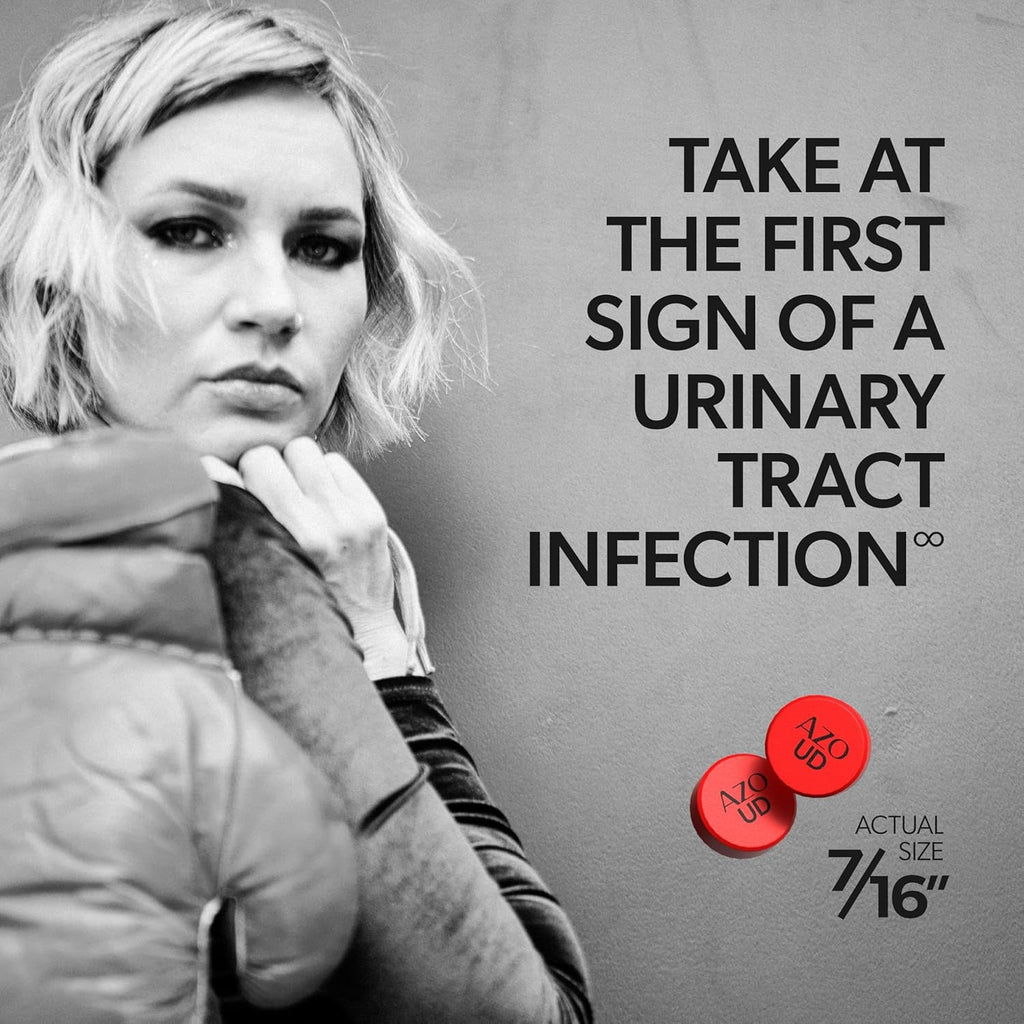AZO Urinary Tract Defense Antibacterial Protection Helps Control a UTI until You Can See a Doctor #1 Most Trusted Urinary Health Brand 48 Tablets