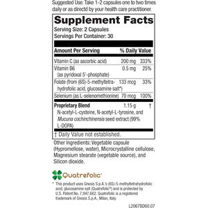 Neuroscience Balance D - Mood Support Supplement for Energy, Focus & Brain Health - Vitamin B6, Folate & More - Aid Dopamine Synthesis for Healthy Craving Control & Cognition (60 Capsules)