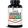 Healthfare Graviola Soursop Extract 5000Mg | Annona Muricata | 200 Vegan Capsules | High Potency Leaf & Fruit Blend | Non-Gmo | Gluten-Free | Made in USA