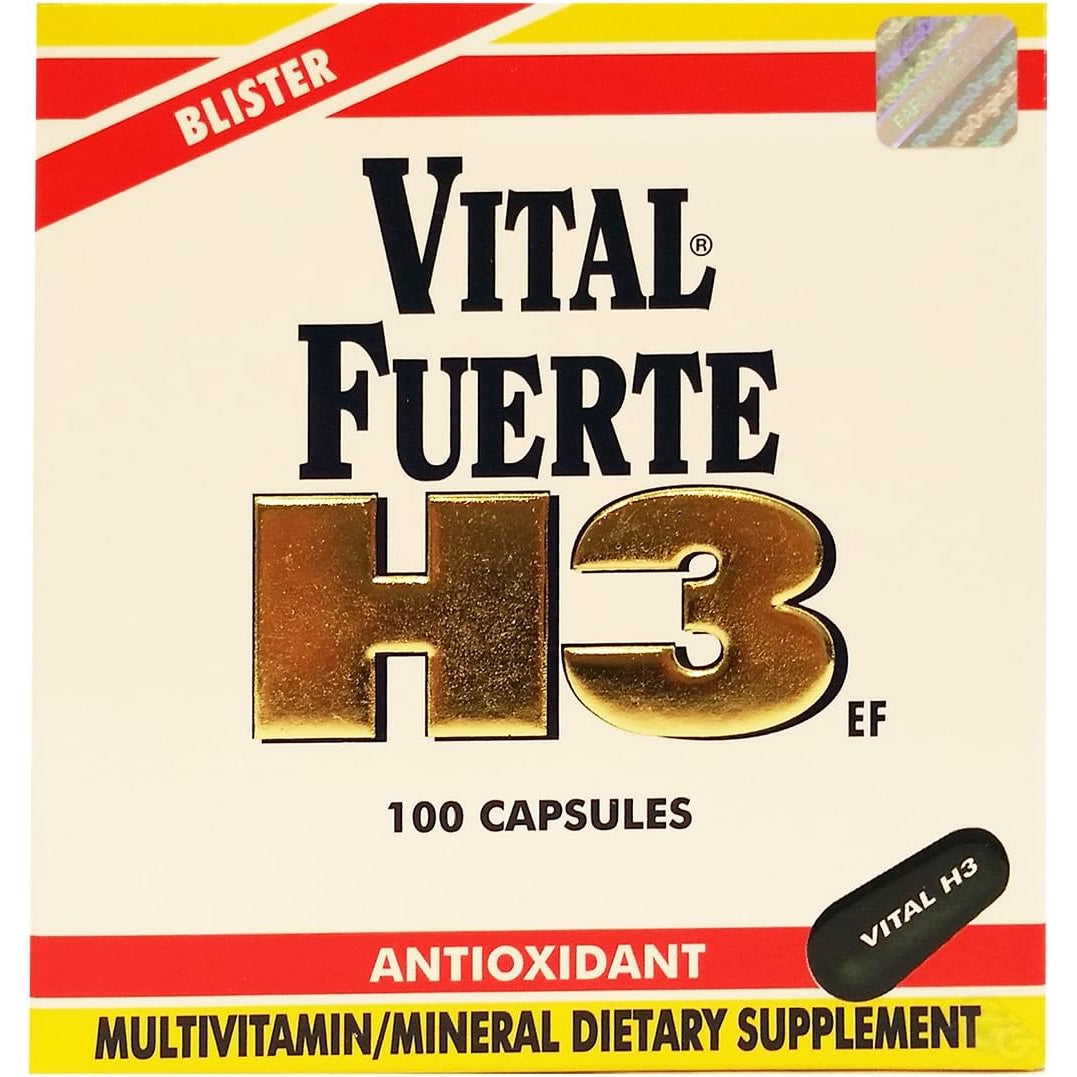 H3 100 Cap - Multivitaminico (Pack of 1)