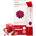 FOODOLOGY Coleology Cutting Stick Jelly (Pomegranate) – Dietary Fiber Supplement for Healthy Weight Management, Chia Seeds & Garcinia Cambogia, Korean Beauty with Collagen – 10 Sticks