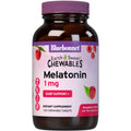 Bluebonnet Nutrition Earthsweet Melatonin 1 Mg Fast-Acting Quick Dissolve Nighttime Relaxation & Restful Sleep Support - Sleep Aid - Gluten-Free, Vegan - Raspberry Flavor - 120 Chewable Tablets