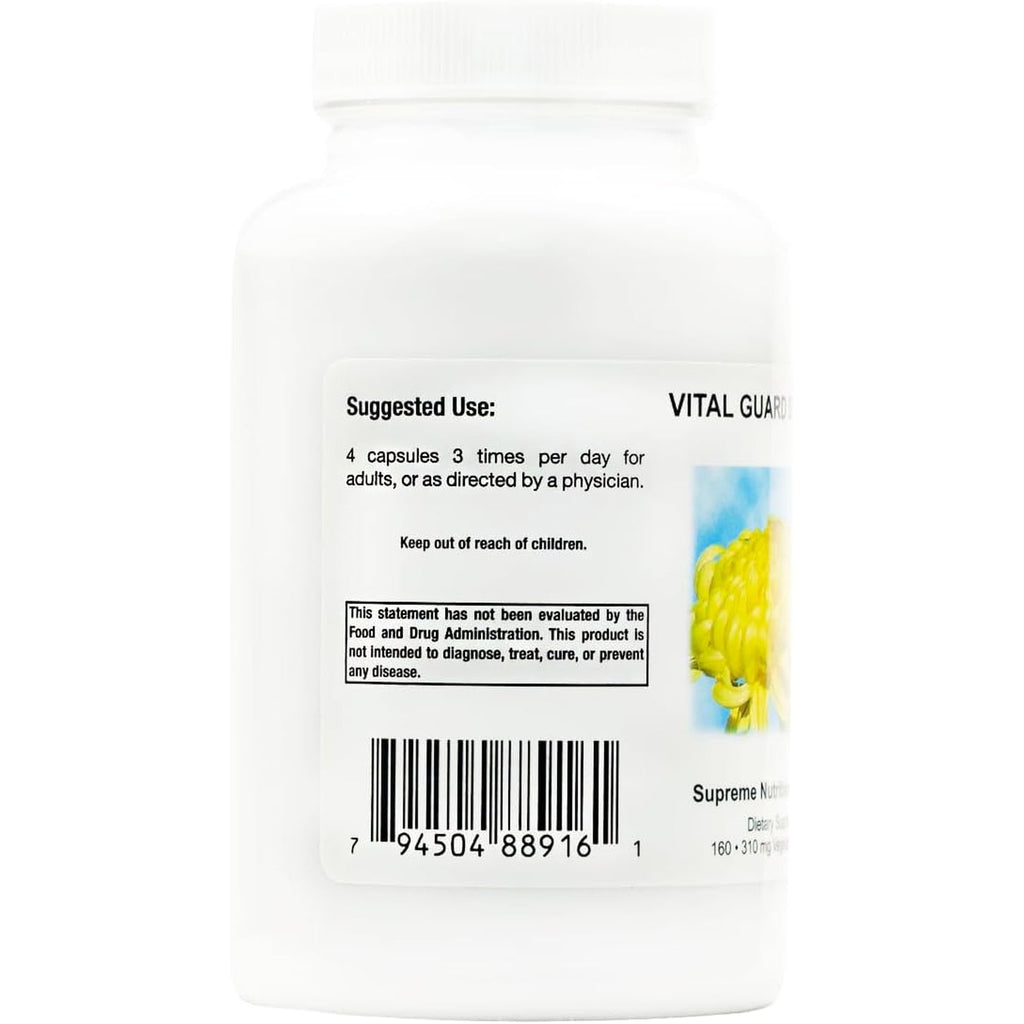 Supreme Nutrition Vital Guard Supreme, 160 Pure Chrysanthemum Vegetarian Capsules