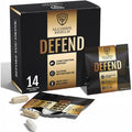 Defend Hangover Supplement | DHM + NAC | Feel Better after Drinking | Alcohol Recovery & Liver Support | Electrolytes & B Vitamins | 14 Sachets
