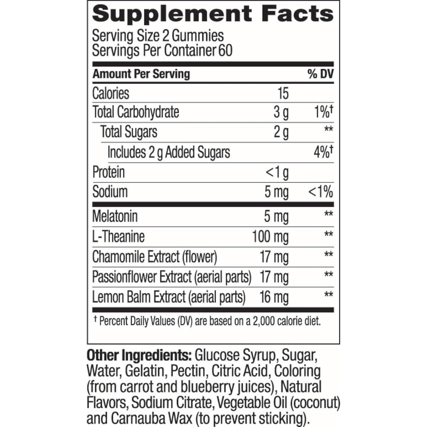 OLLY Extra Strength Sleep Gummy, Occasional Sleep Support Supplement*, 5 Mg Melatonin, L-Theanine, Blackberry Zen Flavor, 60 Day Supply - 120 Count (Packaging May Vary)