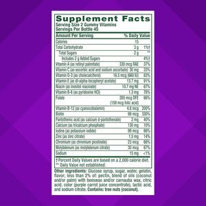 Vitafusion GLP-1 Support Multivitamin, Vitamin and Mineral Blend, 15 Essential Nutrients, Citrus Berry Flavor, 90 Count, 45 Day Supply