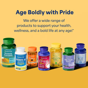 Puritan'S Pride Neuro-Ps® Gold plus Neuro-Serine™ with Gingko Biloba and DHA, Advanced Dietary Supplement for Brain Function, Health, and Memory Support, 1 Month Supply, 90 Rapid Release Softgels