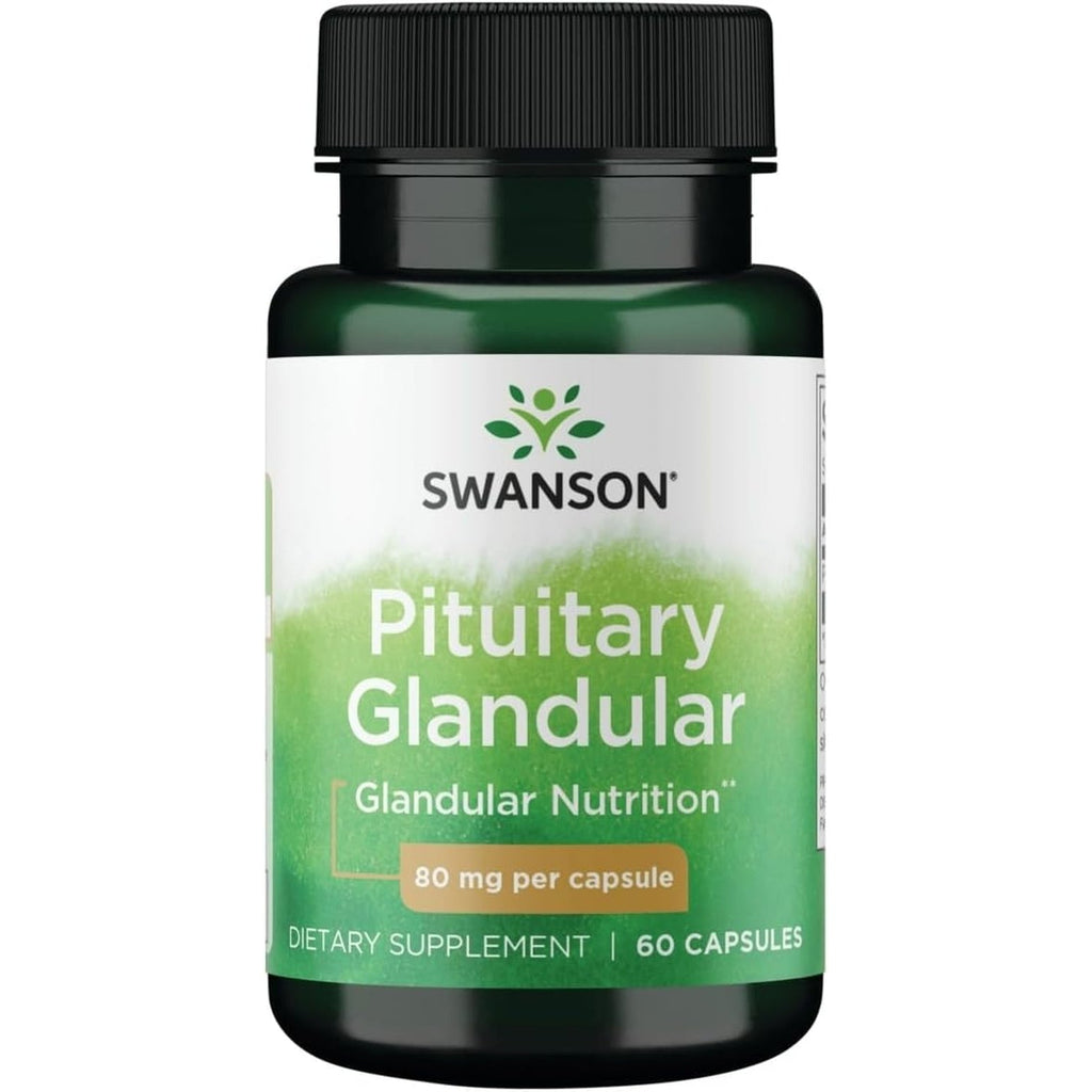 Swanson Raw Pituitary Glandular 80 Milligrams 60 Capsules