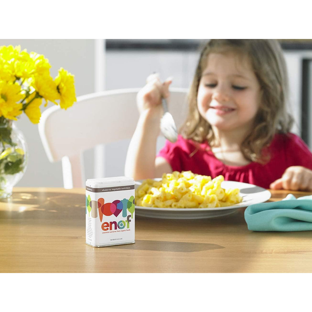ENOF Organic Fruit and Vegetable Powder Kids & Adults | 10 Clean Ingredients - Strawberry, Spinach | Gluten & GMO Free Vegetable Powder for Kids | 60 Servings, 1 Mo. Supply, Made in USA