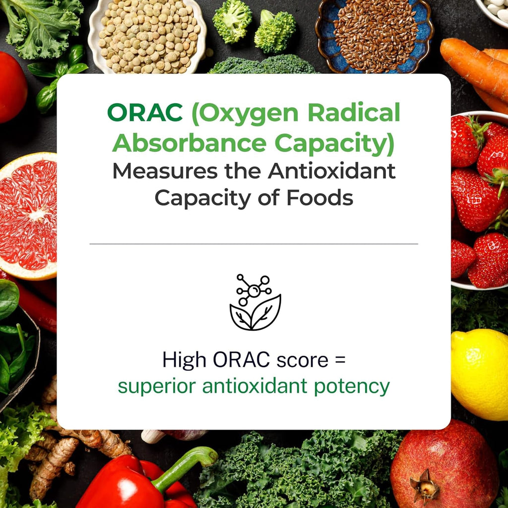 Paradise, ORAC Energy Greens Powder Extract, Super Antioxidants, Probiotics for Gut Health & Digestion, Vitamin C for Immunity, with Spirulina & Chlorella, Non-Gmo, Gluten Free, 60 Servings