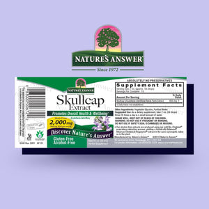 Nature'S Answer Alcohol-Free Skullcap Herb, 1-Fluid Ounce