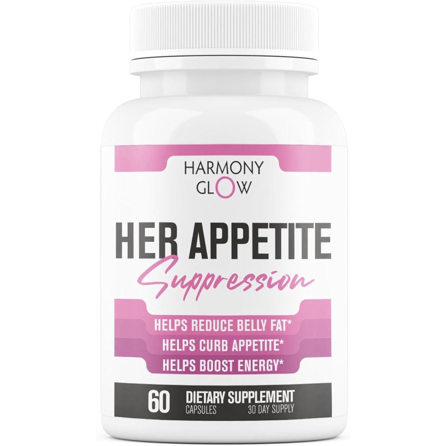 Her Appetite Suppression - Supports GLP-1 Related Metabolic Pathways, Promotes Weight Loss for Women, Helps Control Appetite/Cravings & Promotes Energy | 3Rd Party Tested Supplement - 60 Capsules