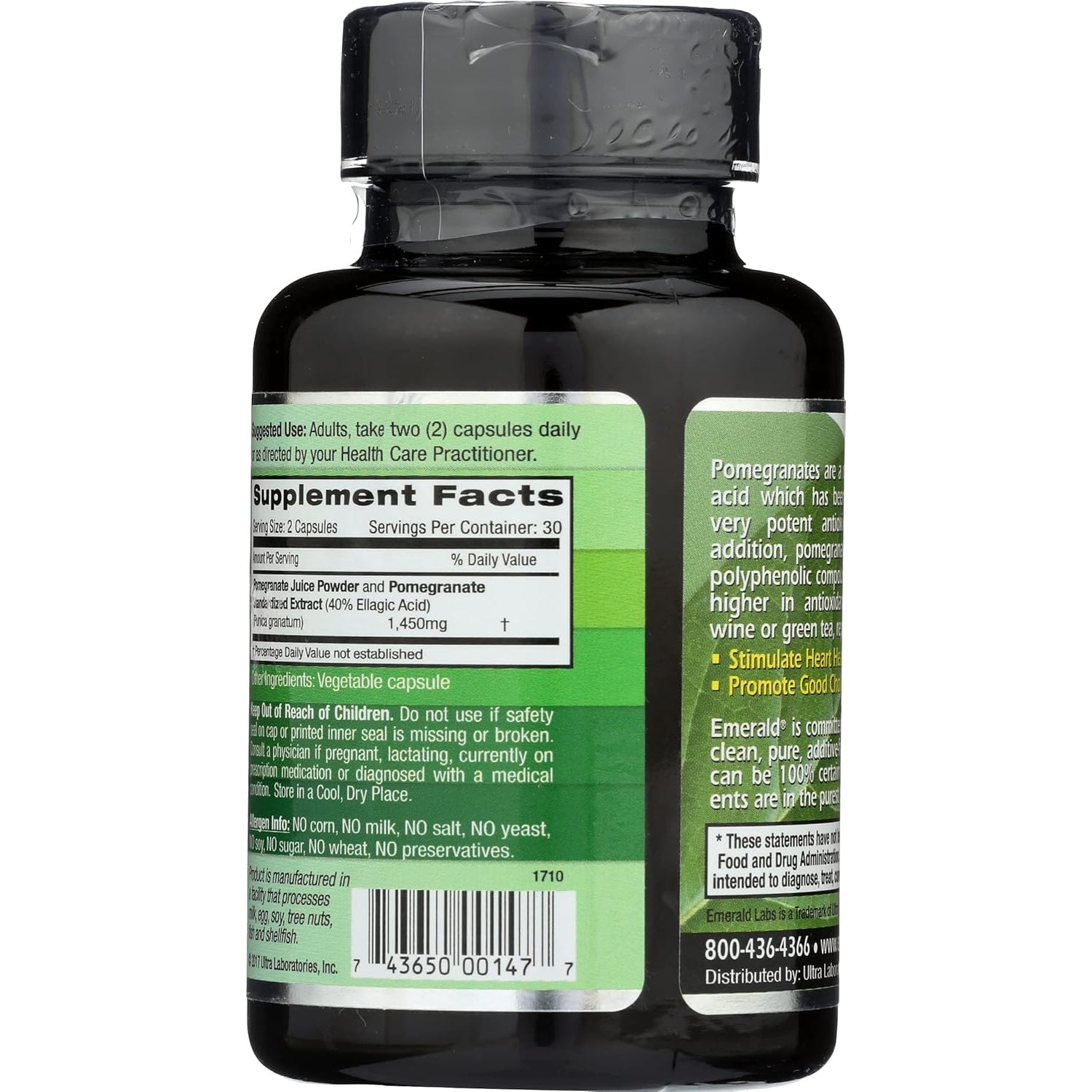 Emerald Laboratories Pomegranate, 60 CT