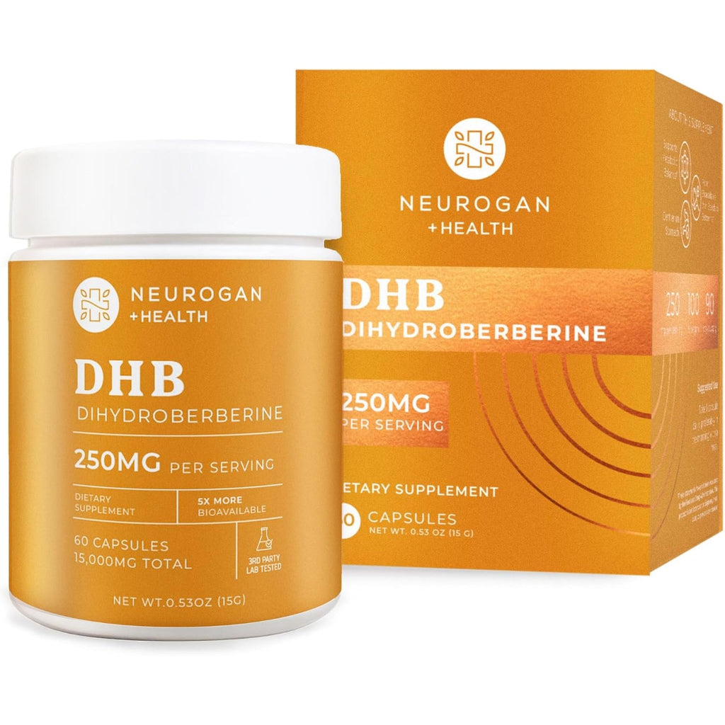 Neurogan Dihydroberberine Supplement Capsules - High-Potency 250Mg per Serving - Bioavailable Berberine Metabolite for Daily Balance, Heart Health & Nutrient Utilization - Made in USA