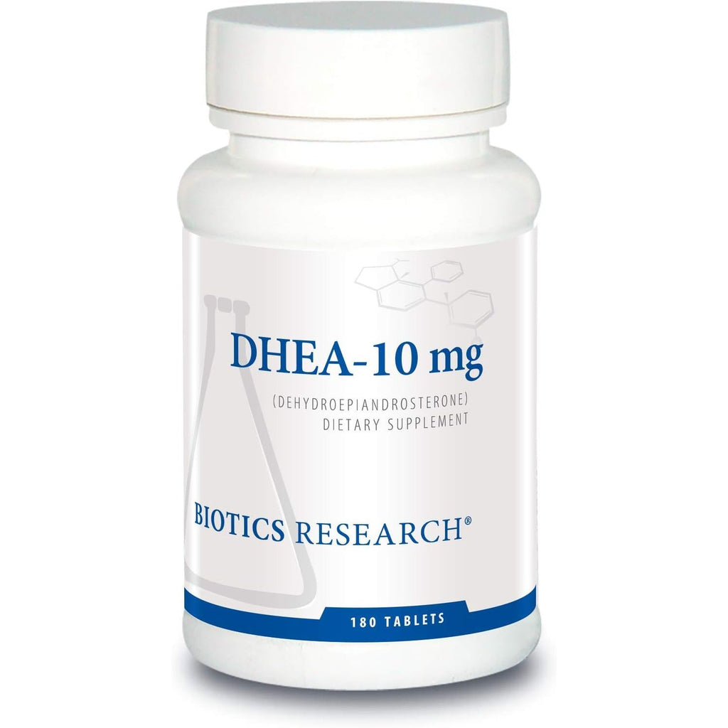 Biotics Research DHEA 10 Milligram Hormonal Balance, Metabolism, Improved Mood and Outlook, Age Gracefully, Healthy Stress Response, 180 Tablets