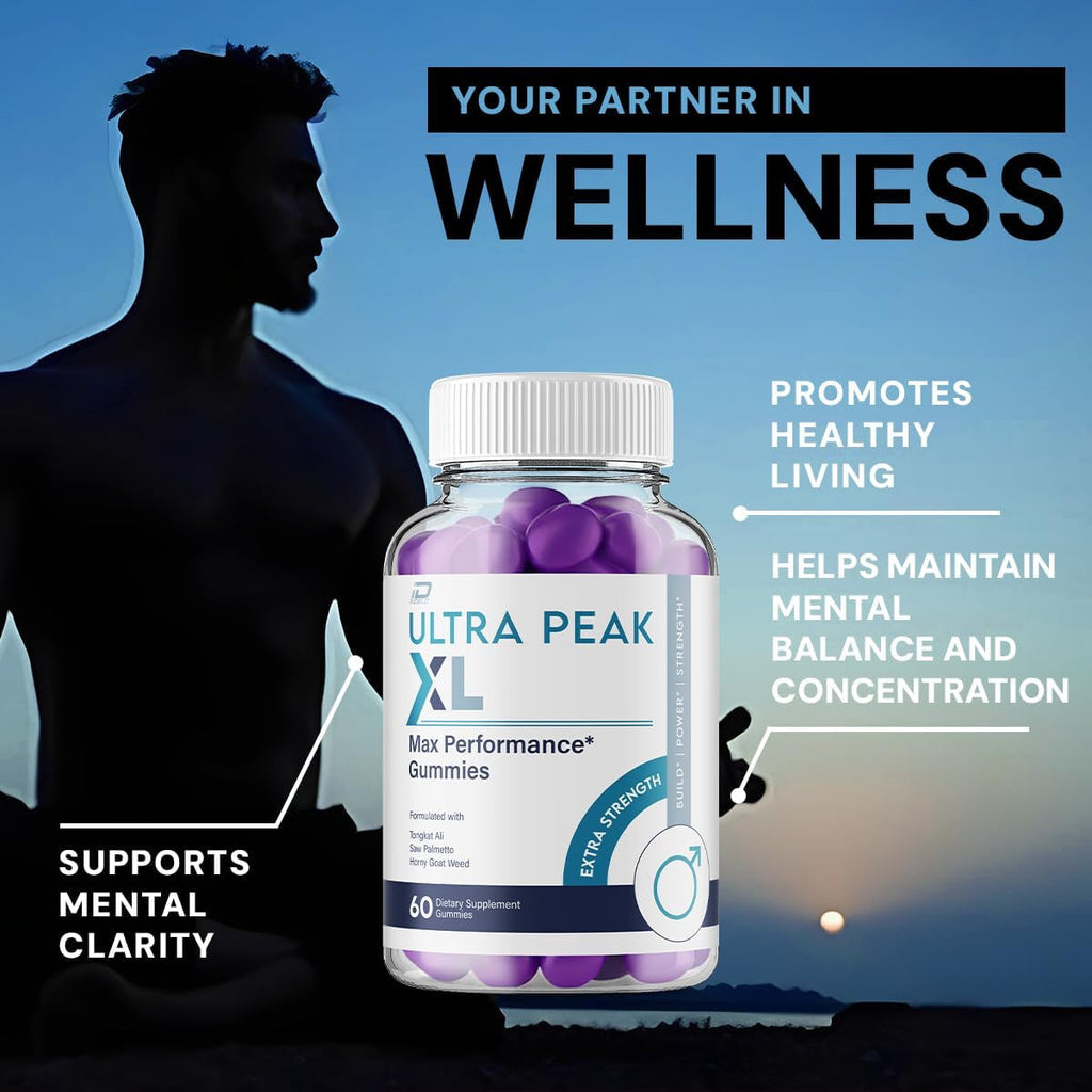 Ultra Peak XL Advanced Gummies Extra Strength, Ultrapeak XL Gummys Supplement (60 Gummies)