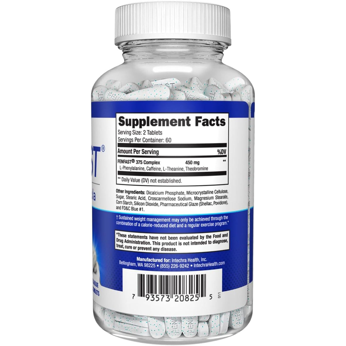 Diet Pills That Work for Weight Management & Appetite Suppressant Support + Powerful Energy - Best Thermogenic Diet Pills for Focus & Metabolism Support – 120 White Blue Tablets