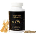 Black Girl Vitamins Organic Sea Moss Capsules – 92 Minerals Superfood Supplement | Vegan Sea Moss Pills for Thyroid, Digestive & Immune Support | Black-Owned, Non-Gmo
