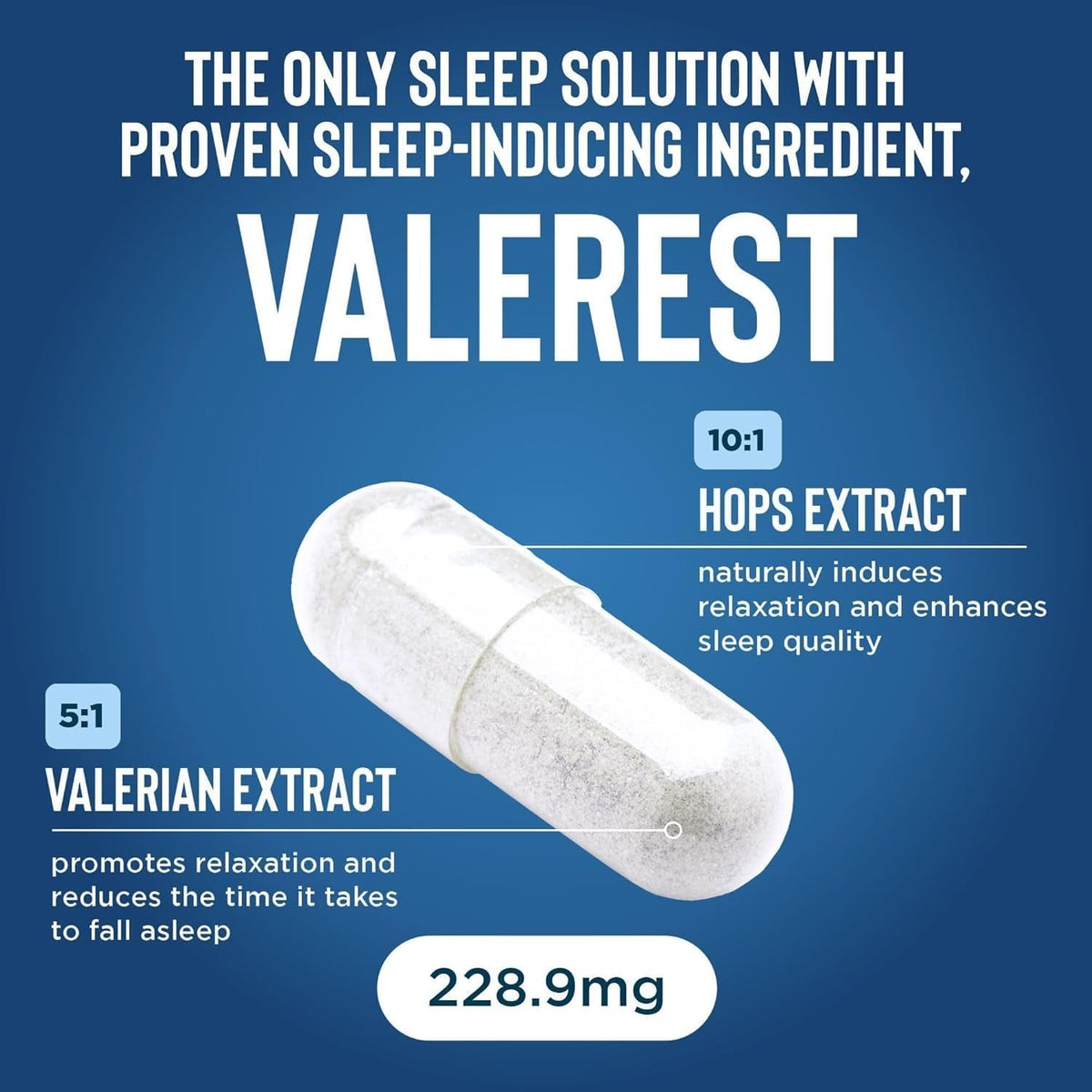 Relaxium Sleep Aid, Melatonin with Magnesium Glycinate, Valerest & Ashwagandha, Non-Habit Forming Sleep Supplement, 60 Vegan Capsules, 30-Day Supply