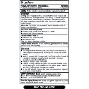 Quality Choice Daily Fiber Capsules for Regularity, 160 Count