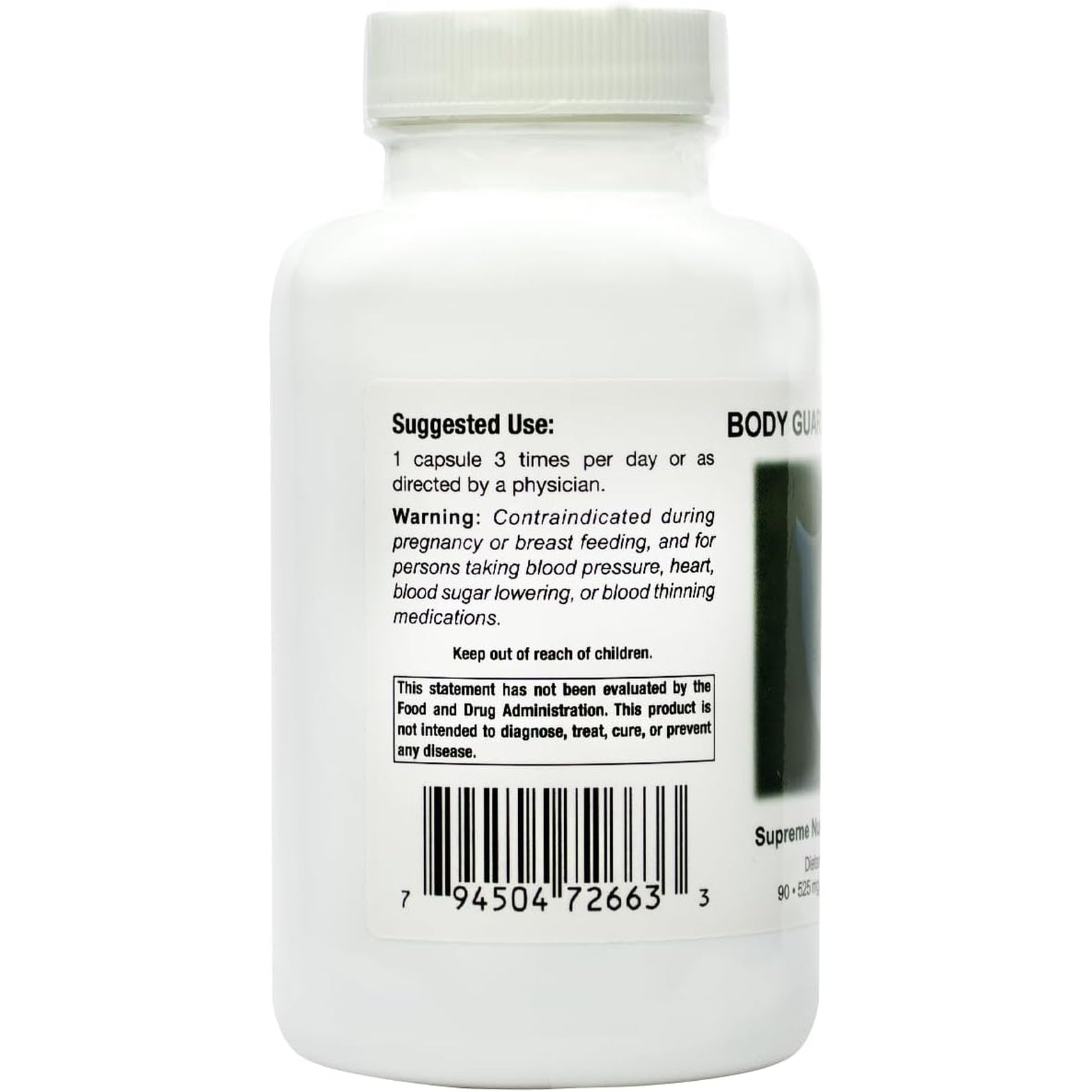 Supreme Nutrition Body Guard Supreme, 90 Pure Chanca Piedra Capsules