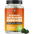 Morning Fat Burner Gummies | Weight Loss for Women & Men | Appetite Suppressant & Metabolism Booster | Thermogenic Belly Fat Burner with Green Tea, Garcinia, Green Coffee Bean & More | 60 Gummies