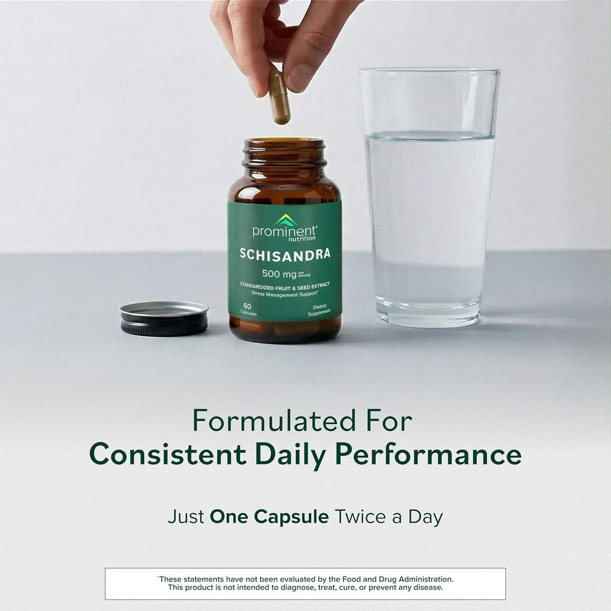 Prominent Nutrition Schisandra - Supplement for Liver & Stress Support - No Artificial Colors - Non-Gmo, Vegan & Gluten-Free - 60 Capsules (60 Servings)