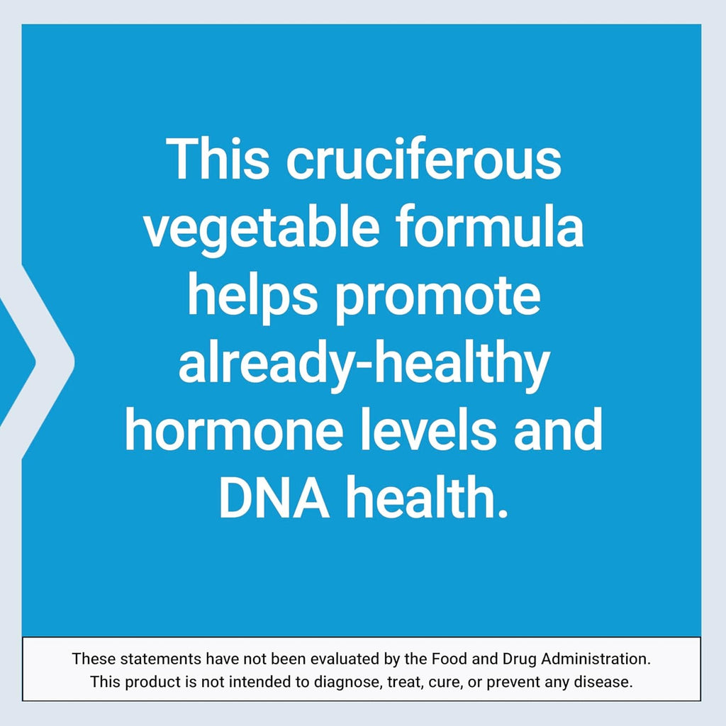Life Extension Cruciferous Vegetable Extract Blend, Broccoli Extract, I3C, Helps Maintain DNA Health & Already Healthy Hormone Levels, Gluten Free, Non-Gmo, Vegetarian, 60 Capsules