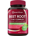 Doctor'S Recipes Beet Root Capsules, Beet Root Extract with Grape Seed, Coq10, Turmeric, Black Pepper for Enhanced Absorption, Supports Heart, Circulation, Energy & Nitric Oxide, Non-Gmo, 90 Veg Caps