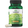 Swanson Dr. Stephen Langer'S 16-Strain Probiotic with Prebiotic FOS for Gut-Health-Conscious Adults with 3.2 Billion CFU (60 Vegan Capsules)