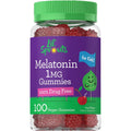 Carlyle Kids Melatonin Gummies | 1 Mg 100 Count | Fruit Flavor Gummy | Vegan, Non-Gmo, Gluten Free | by Lil Sprouts