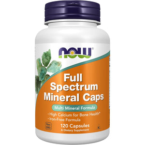 NOW Supplements, Full Spectrum Mineral Caps, Multi Mineral Formula, 120 Veg Capsules