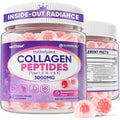 Collagen Gummies for Women & Men 3000Mg, Hydrolyzed Collagen Peptides with Antioxidant Blend & Digestive Enzymes, Multi Collagen (Type I,II,III,V,X) for Anti-Aging, Hair, Skin, Nails, Sugar Free,60Cts