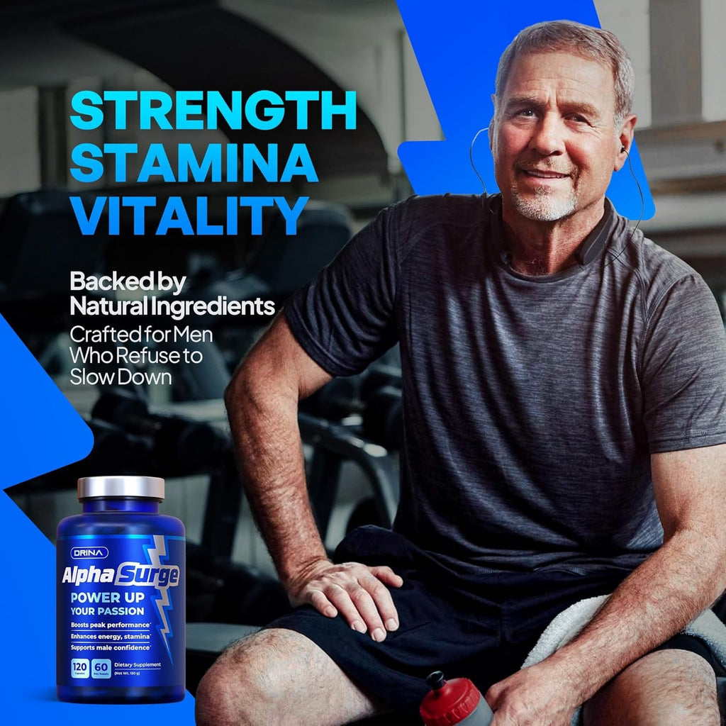 Pills for Men Fast Acting - Male Enhancing Supplement Testosterone Booster - Blood Flow, Libido, Size, Girth, Hardness, Stamina, Enlargement, Growth - Natural Performance Enhancer - 2 Month Supply