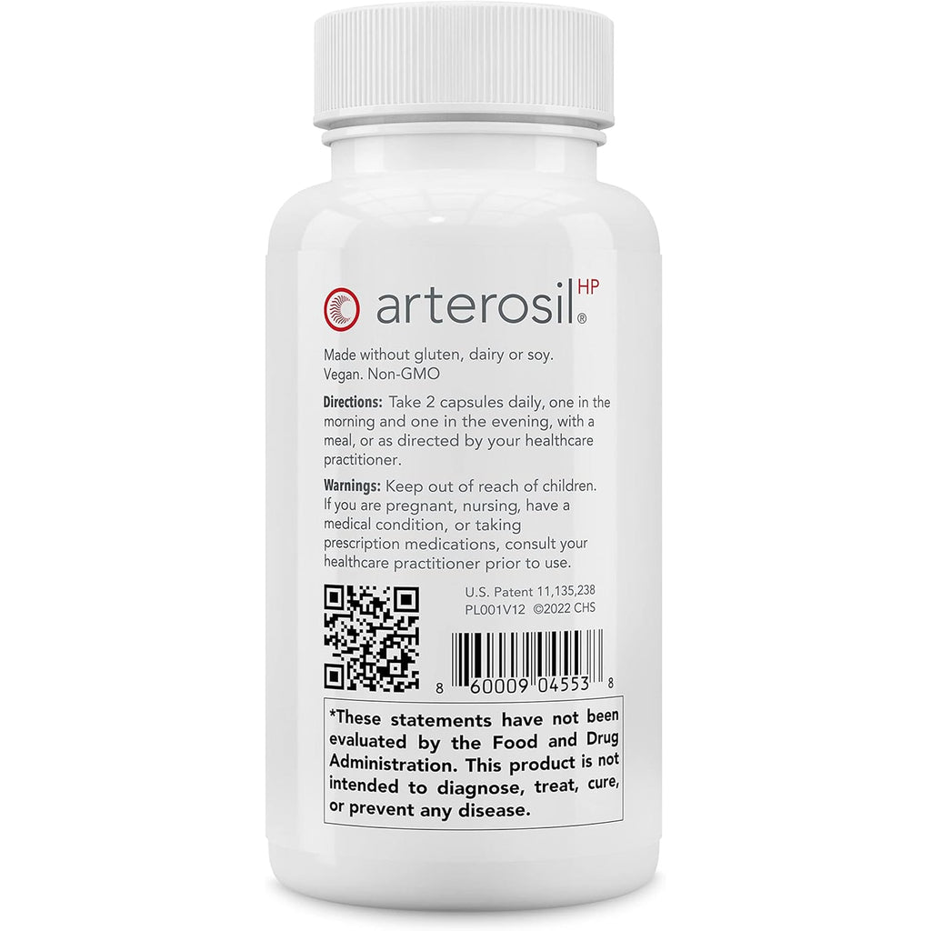 Calroy Health Sciences Arterosil HP Professional - Endothelial Glycocalyx Support - Heart Health Support - Artery Health Support - Circulation Support – Monitumrs® Rhamnan Sulfate - Monostroma Nitidum