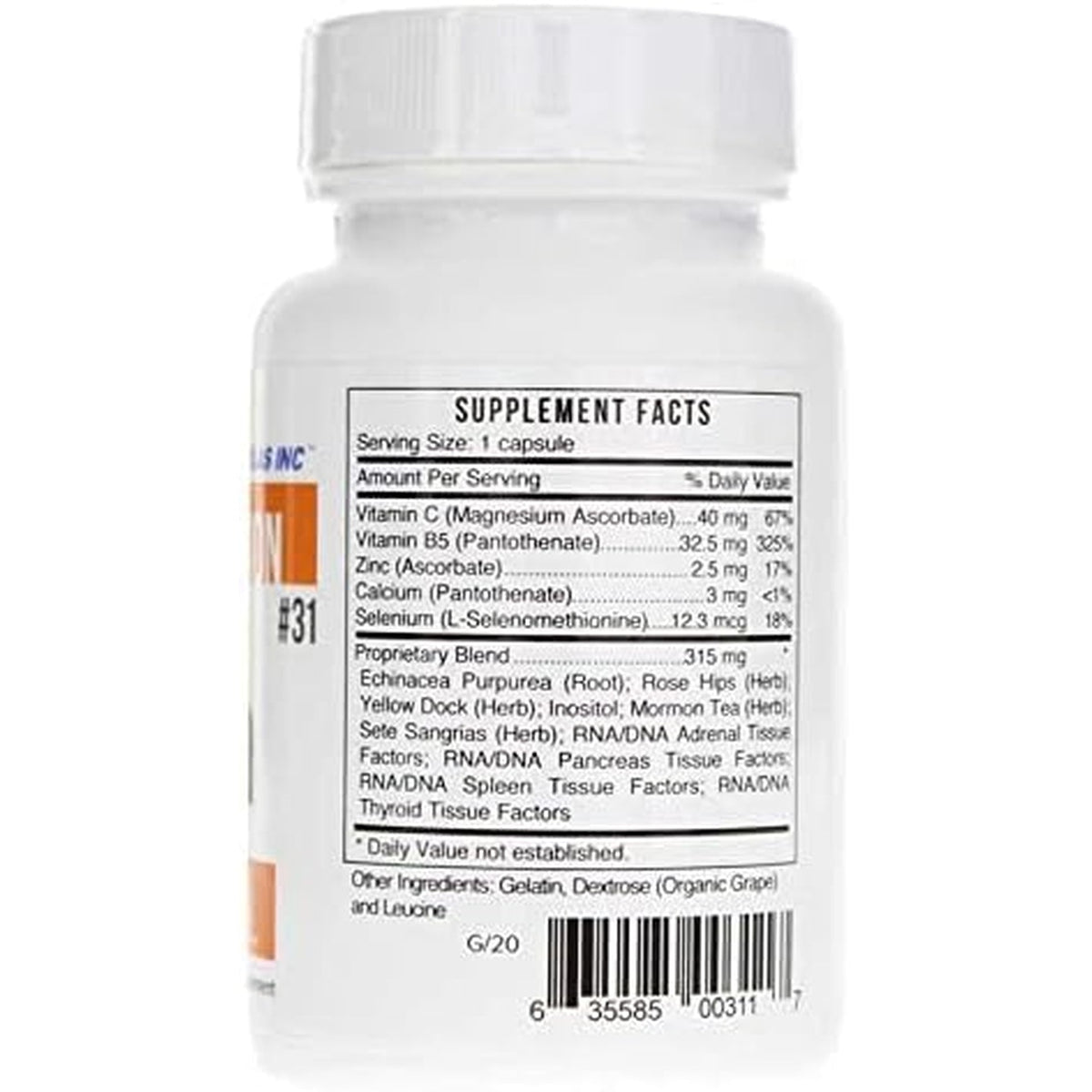 Systemic Formulas: #31 - Ga - Adrenal