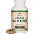 Rhodiola Rosea Supplement 500Mg, 120 Vegan Capsules (Third Party Test, Gluten Free, 3% Salidrosides, 1% Rosavins Extract) for Performance, Calming, Motivation by Double Wood
