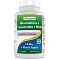 Best Naturals Glucosamine Chondroitin and MSM (Non-Gmo) - Promotes Joint Health - 180 Count