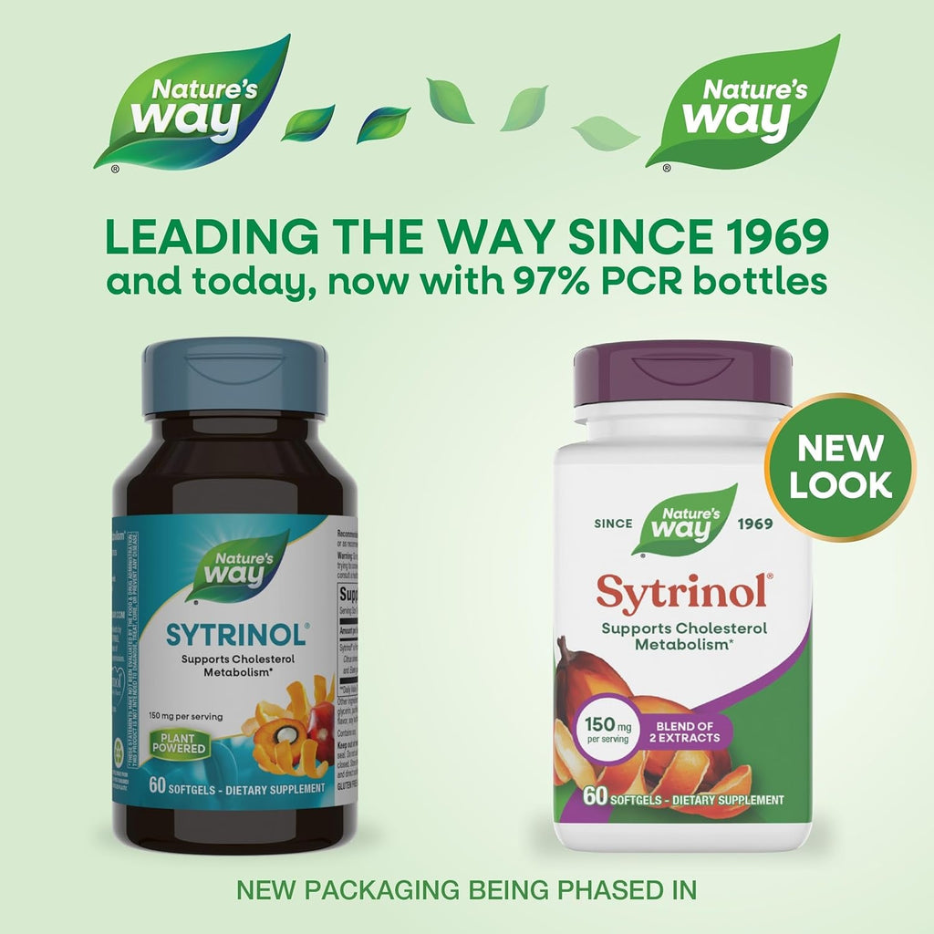 Nature'S Way Sytrinol Cholesterol Control; Premium Blend; 60 Softgels