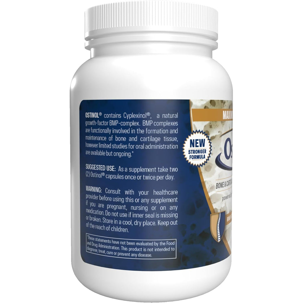 ZYCAL Ostinol Maximum Strength 500 Mg - Bone & Joint Supplement for Intense Bone Loss and Joint Dysfunction - 60 Capsules