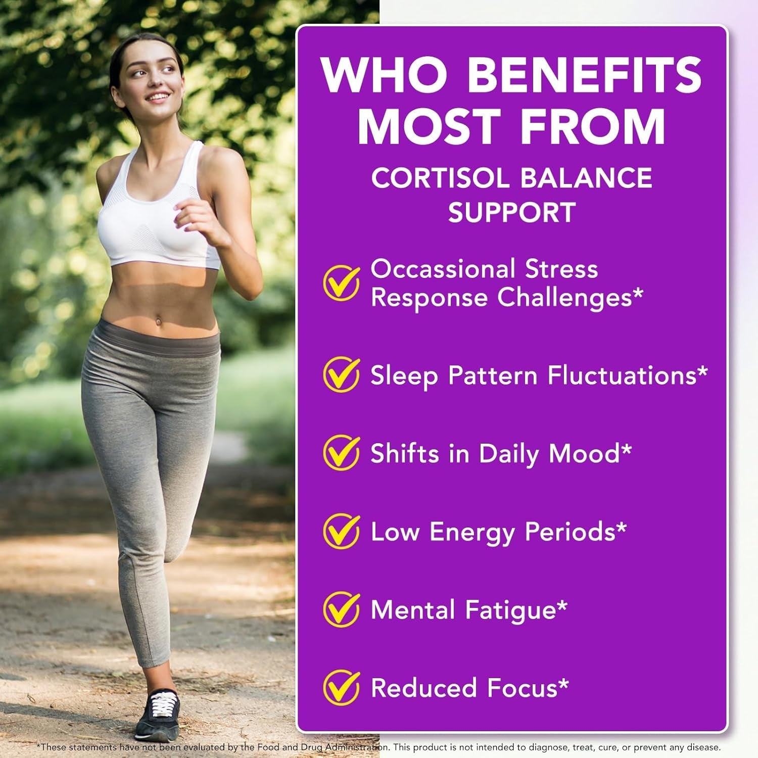 Cortisol Supplements for Women - Cortisol Reducer & Stress Support - Magnolia Bark, Rhodiola Rosea, Holy Basil, Magnesium, Phosphatidylserine - Hormone Balance & Mood, Focus, Sleep Support