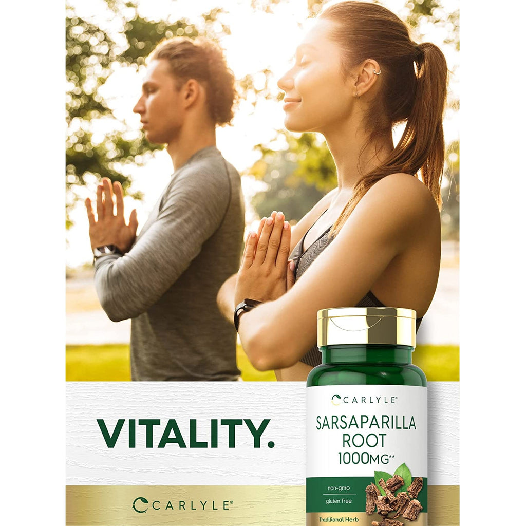Carlyle Sarsaparilla Root Extract Supplement | 120 Capsules | Traditional Herbal Formula | Non-Gmo, Gluten Free