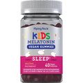 Piping Rock Kids Melatonin Gummy 1Mg | 40 Gummies | Cherry Flavor | Vegan, Non-Gmo, Gluten Free Supplement