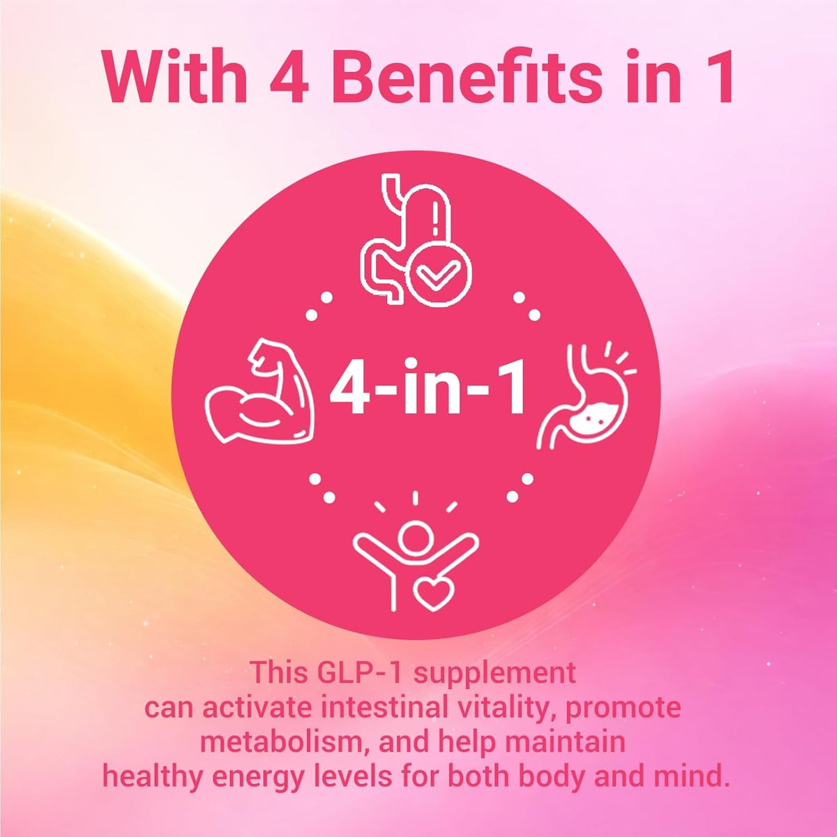 Cutting Drink Mix – GLP-1 Drink Mix – Support Dual Action Craving & Metabolism | Berberine, Cinnamon, Chromium, 5-HTP, Yerba Mate & Magnesium | Promotes Gut Health | Strawberry Flavor – 30 Sticks