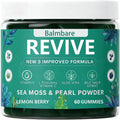 Balmbare Revive Gummies for Hair Loss, with Organic Irish Sea Moss Pearl Powder, Vitamins C & E, Aloe Vera - Supports Healthy Hair, Skin & Nails Growth (1Pcs)