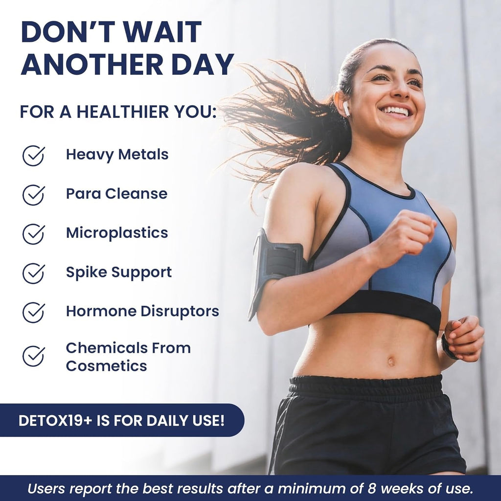 Ultra Human Daily Wellness Support – Heavy Metal Detox Cleanse, with Zeolite, Shilajit, Organic Chlorella & Spirulina, NAC & Alpha Lipoic. Supports Daily Detox, Cognition, Immune System -(Made in USA)