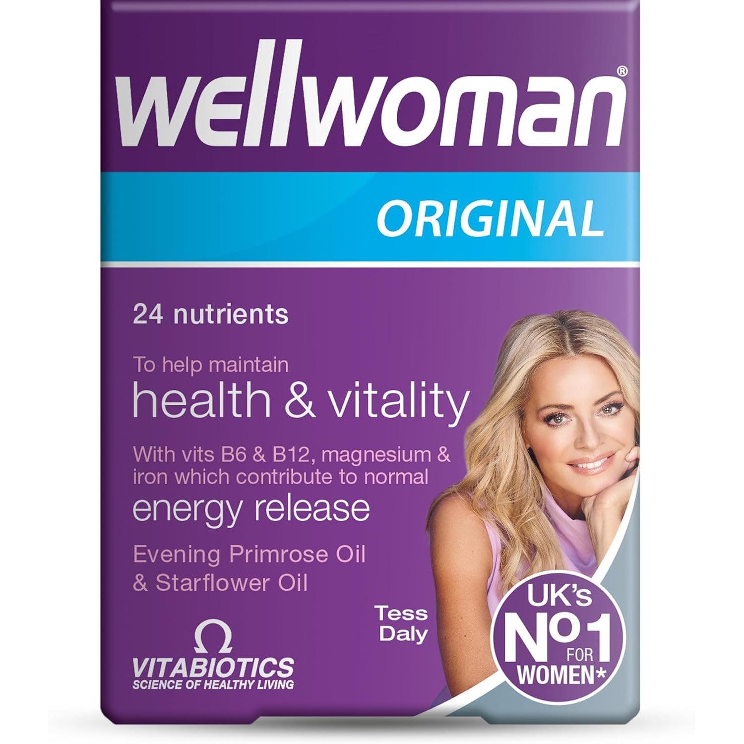 Wellwoman Vitabiotics Advanced Vitamin & Mineral Formula with Evening Primrose & Starflower Oils 30 Capsules