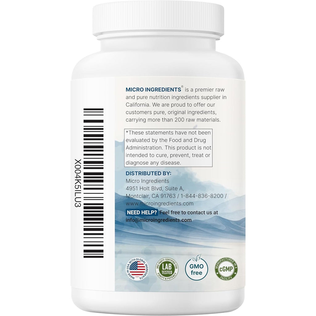 Glycine 2,000Mg per Serving, 240 Veggie Capsules | Free Form | Double Strength Amino Acids | Restful Sleep and Neurotransmitter Support Supplements | Non-Gmo, Gluten Free
