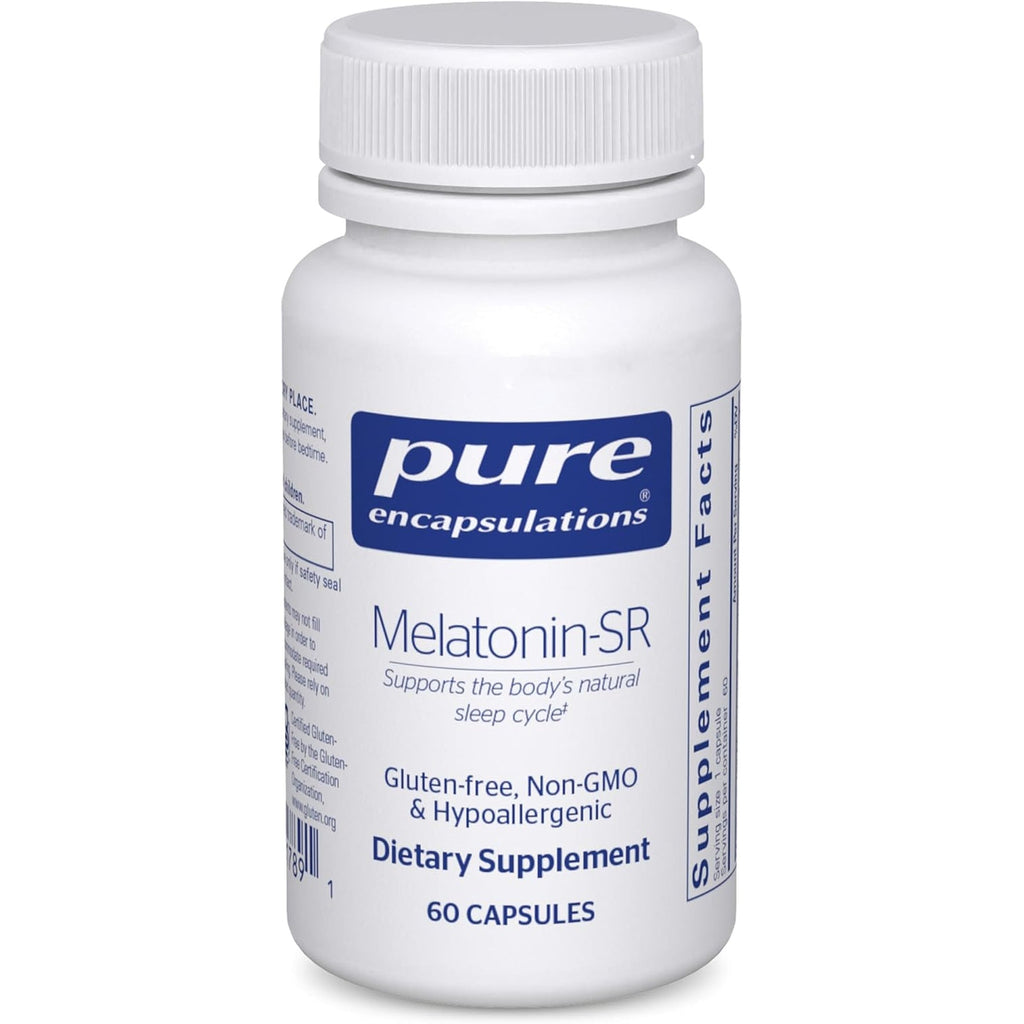 Pure Encapsulations Melatonin-Sr - Extended Release Melatonin - Supports Restful Sleep* - Sleep Supplement - Gluten Free & Vegan - 60 Capsules